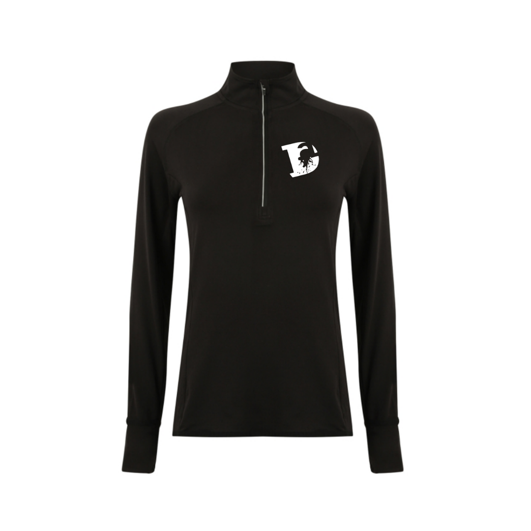 Women's Long-Sleeved ¼ Zip Top